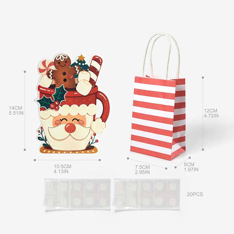 10/20Pcs Mini Christmas Cartoo - Event Party Shop ulasan dan harga