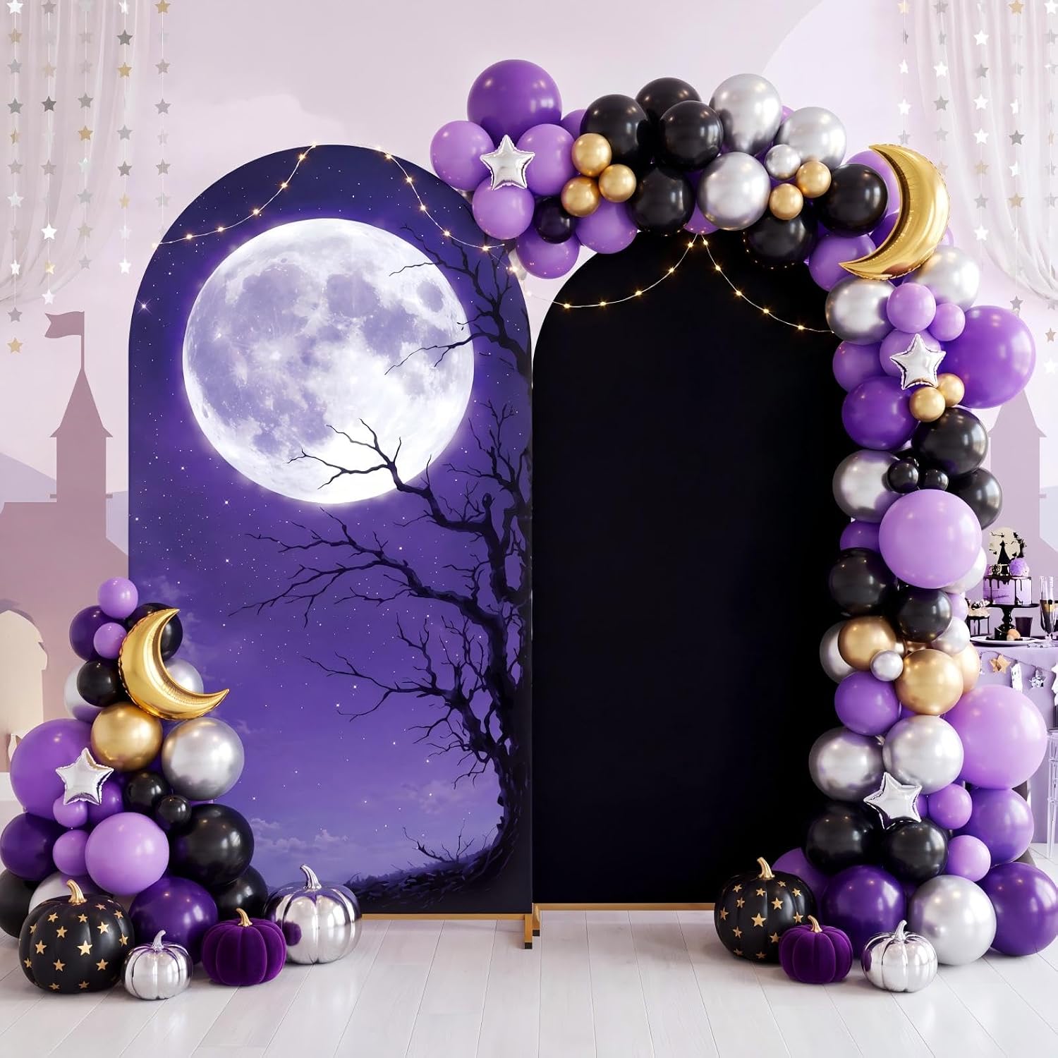 Custom 2-sided Halloween Holid - Dessert Table Backdrop ulasan dan harga