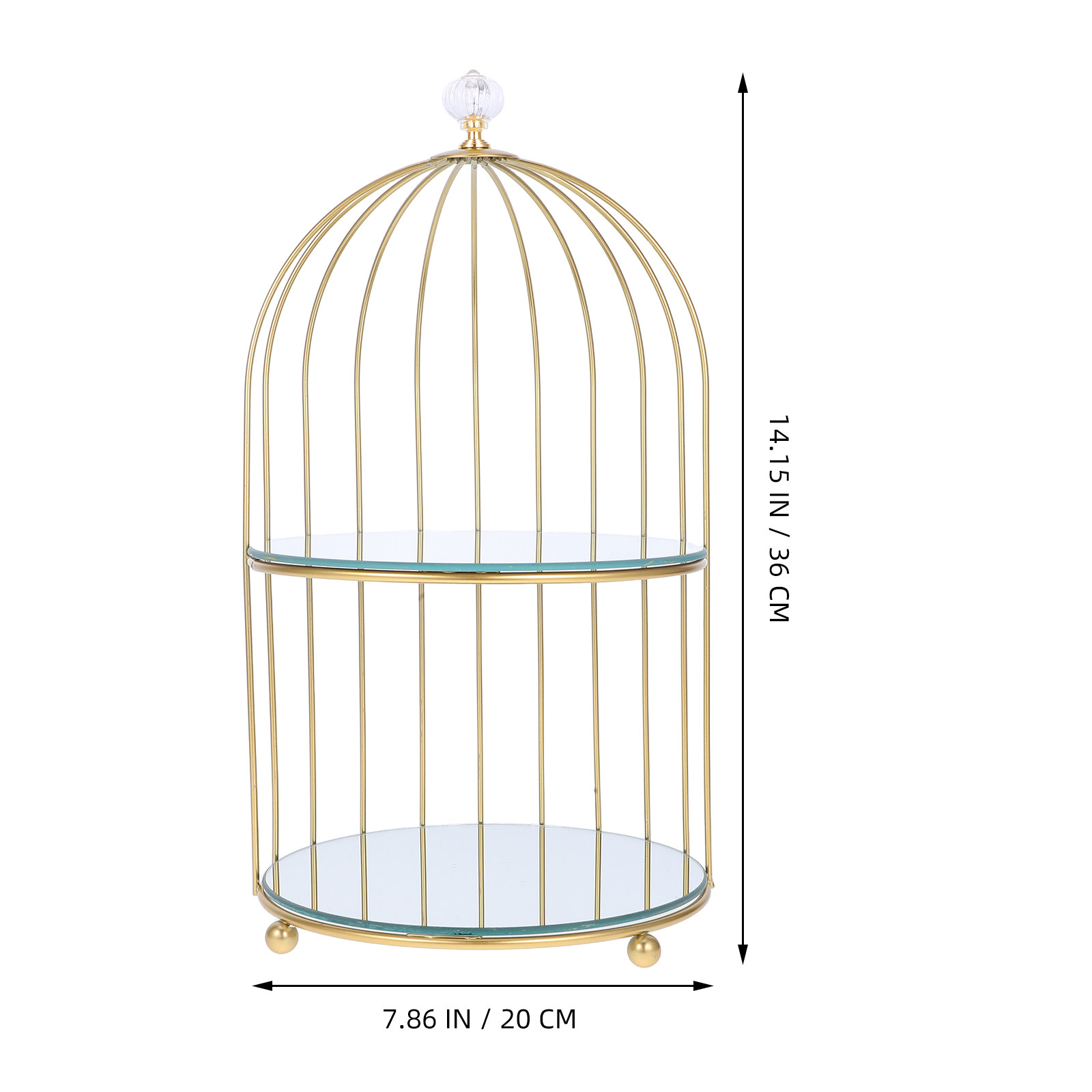 Birdcage Multi-Tier Dessert St - Cupcake Stand Tier ulasan dan harga