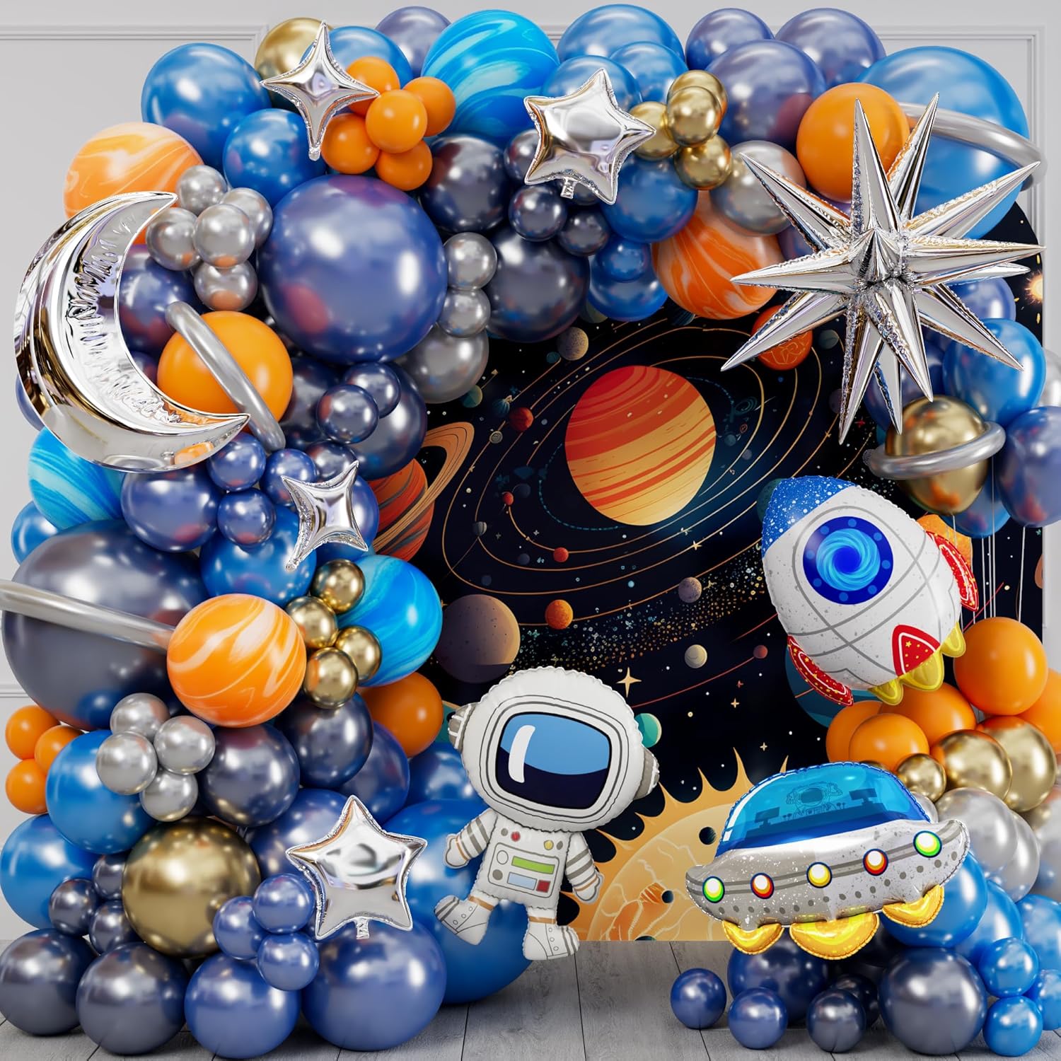 The Outer Space To The Moon Bl - Balloon Arch Kit ulasan dan harga