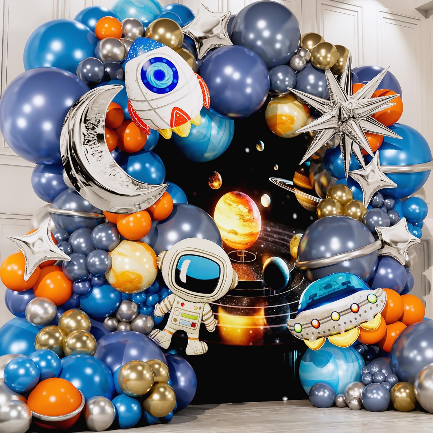 The Outer Space To The Moon Bl - Balloon Arch Kit ulasan dan harga