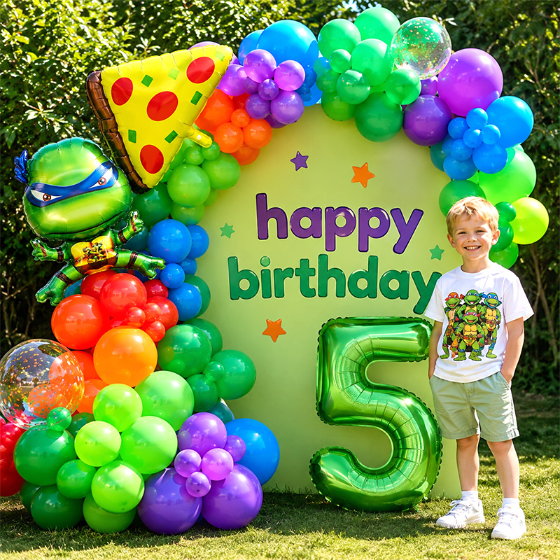Kids Party Ninja Turtles Ballo - Balloon Arch Kit ulasan dan harga