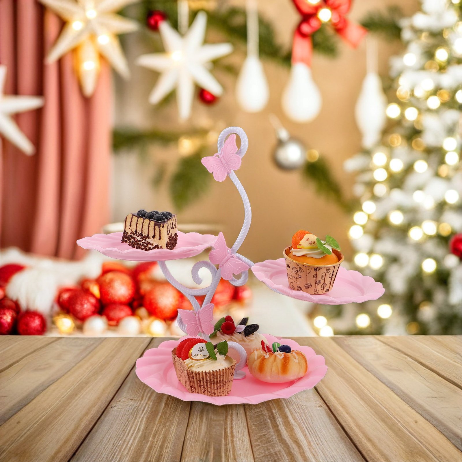 3 Tier Cake Display Stand Eleg - Cupcake Stand Tier ulasan dan harga